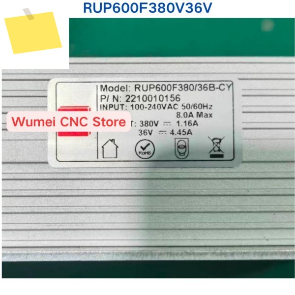 중고 테스트 OK 전원 공급 장치 RUP600F380V36V 제품 이미지