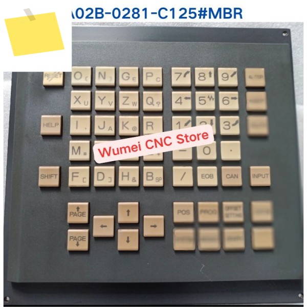 중고 테스트 OK 조작반 A02B-0281-C125 # MBR을 한국어로 번역하세요 제품 이미지