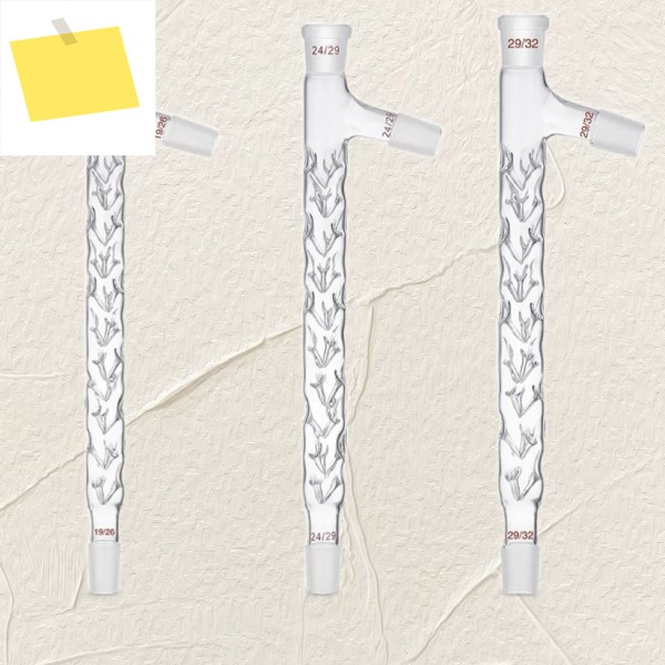 400mm 조인트 1924293, Wechsler 분획 컬럼, 분기 플러그가 있는 스파이크 모양의 증류 튜브 가시 제품 이미지