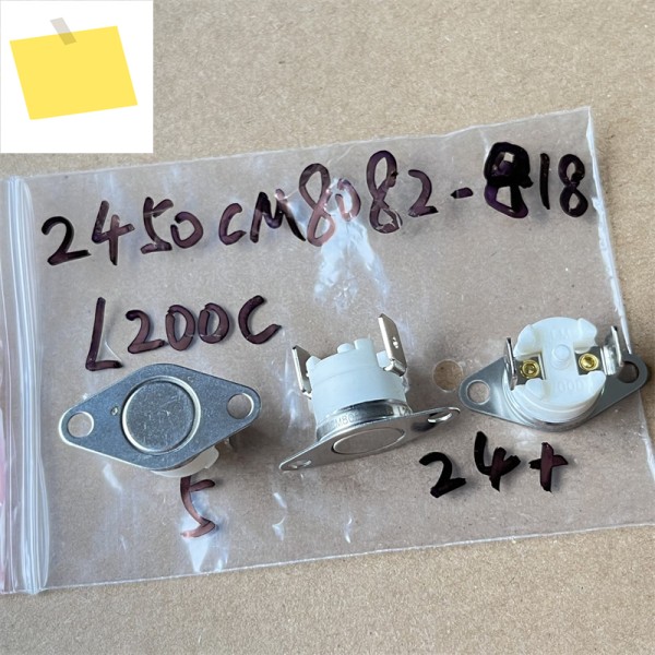 1PCS 2450CM8082-818 L200C 정상 폐쇄 ELMWOOD 온도 조절기, 스위치 제품 이미지