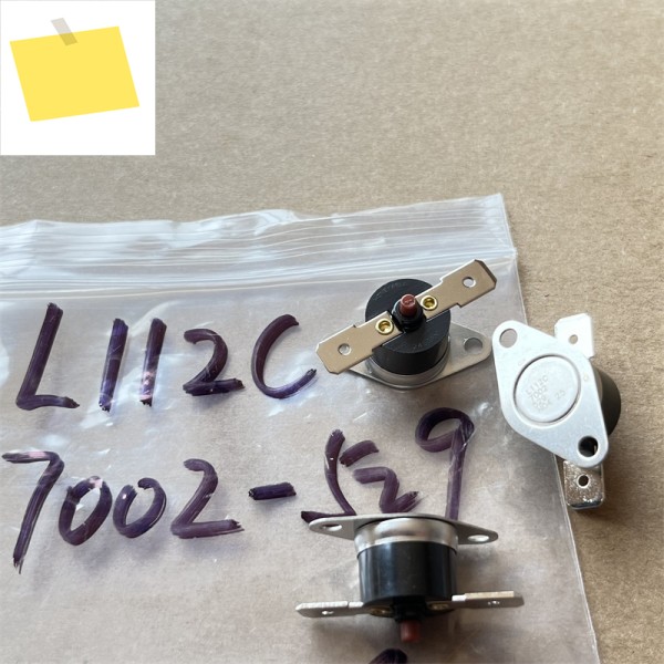 1PCS 2455RM L112C 7002-529 Normally closed 85 degrees, imported, thermostat, temperature switch, 제품 이미지
