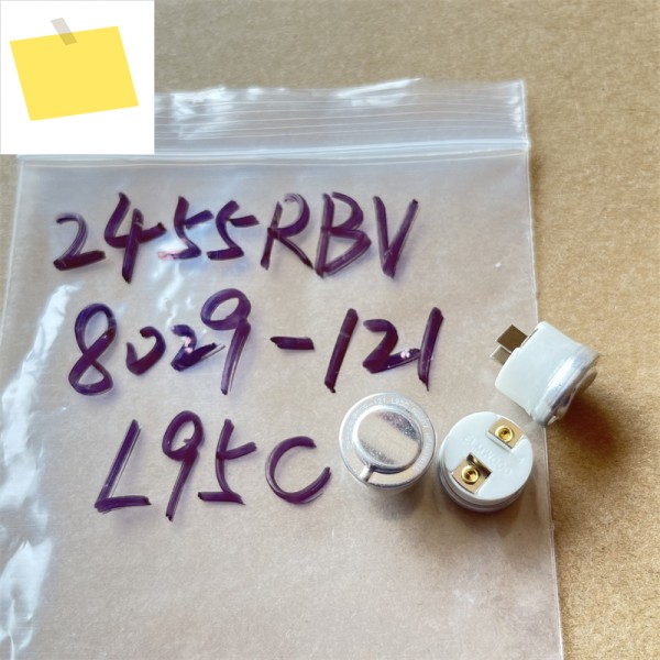 1PCS 2455RBV8029-121 L95C 수입, 온도 조절기, 정상 폐쇄 95도, 스위치 제품 이미지
