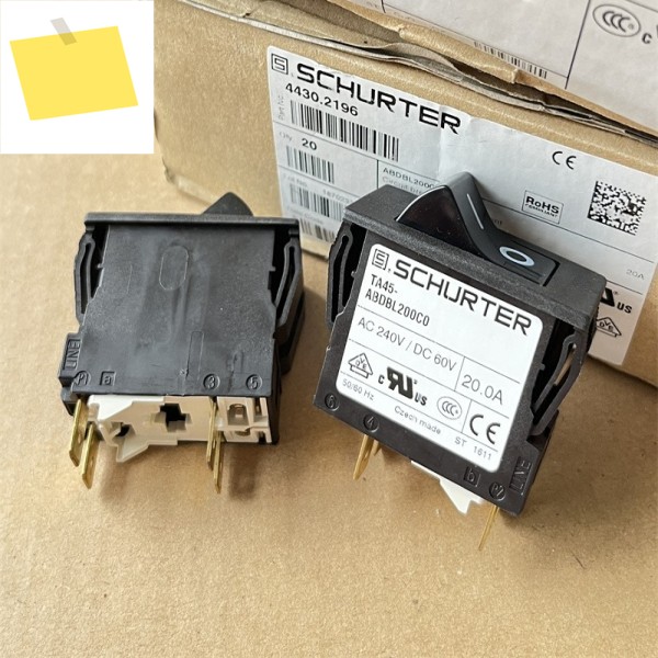 1PCS TA45-ABDBP060C0 4430.1488 수입 4핀 회로 차단기 스위치 6A AC240V 제품 이미지