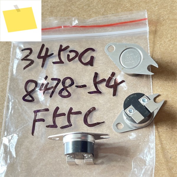 1PCS 3450G 8478-54 F55C 뉴스, 온도 조절 스위치 정상 개방형, 제품 이미지