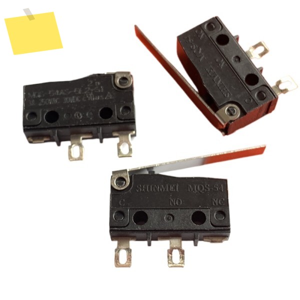 10PCS MQS-54AS-5L2-S1 수입 마이크로 스위치 2 핀, 압력 플레이트 포함, 전자 부품 제품 이미지