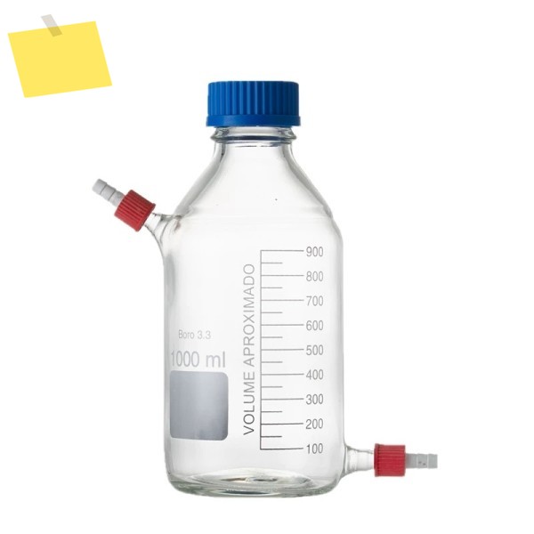 1000ml 생물학적 사료 병, 유리 시약 전문 고 붕규산 제품 이미지