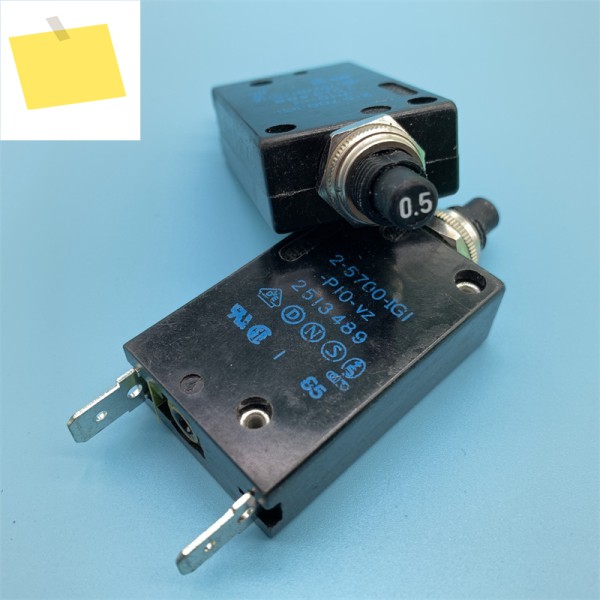 1PCS 2-5700-IG1-P10-VZ-0.5A Imported E-T-A Circuit Breaker Switch 0.5A Thermal Protector 제품 이미지