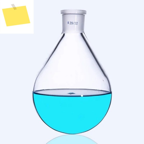 2000ml 조인트 2429 실험실용 붕규산 유리 회전 증발기 플라스크 라운드 바텀 웨어 가지 모양 제품 이미지