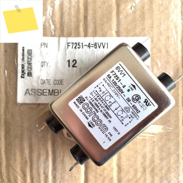 6VV1 F7251-4 수입 전자 간섭 방지 EMI IEC 필터 6A , 제품 이미지