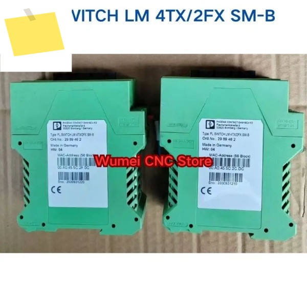 중고 테스트 완료 OK PHOENIX 스위치 FL SWITCH LM 4TX2FX SMSM 2989938 제품 이미지