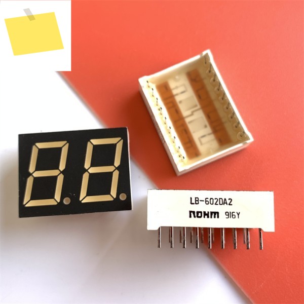 2Pcs LB-602DA2 수입 이중 8자 LED 디지털 디스플레이 튜브, 전자 부품 제품 이미지