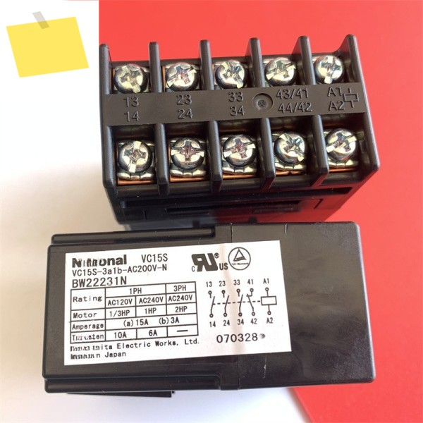 1PCS VC15S-3a1b-AC200V-N 수입 뉴스, 3상, 일반 릴레이 BW22231N , 제품 이미지