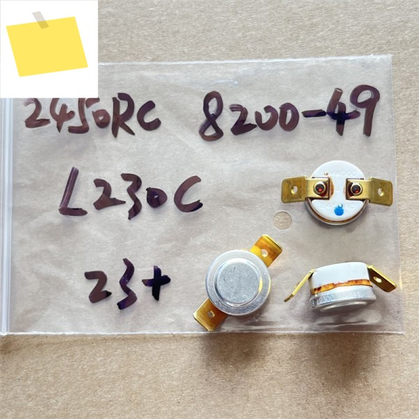 1PCS 2450RC 8200-49 일반적으로 닫힘 수입 ELMWOOD 온도 스위치, 조절기 제품 이미지