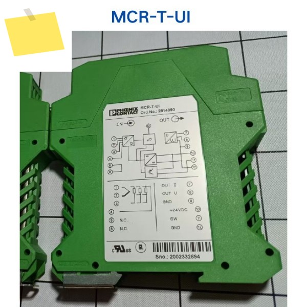 PHOENIX 송신기 MCR-T-UI 2814090 1개에 대한 중고 테스트 OK 제품 이미지