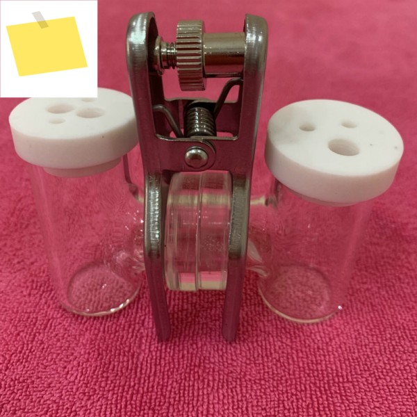 H-형 전해질 전지, 교환 가능한 이온 멤브레인 밀봉되지 않은 마이크로 셀, 10ml, 제품 이미지