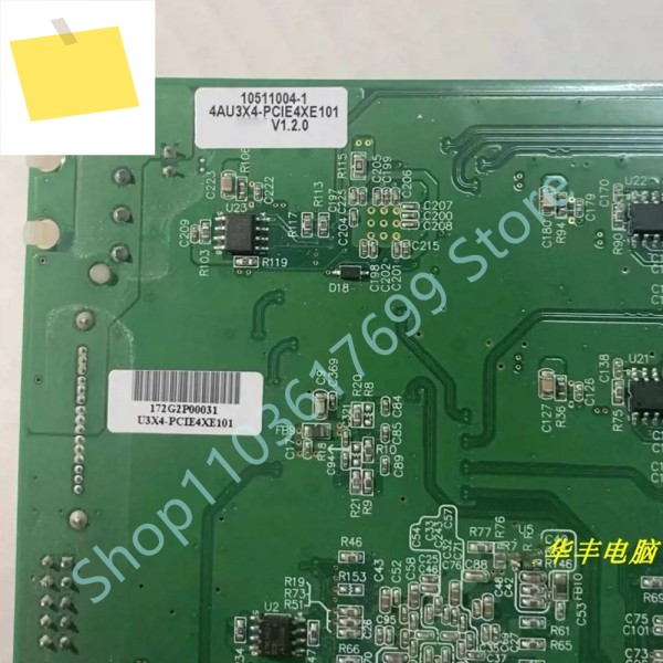 안정적인 성능 4채널 4칩 USB3.0PCI Express x4 확장 카드 U3X4-PCIE4XE101 제품 이미지