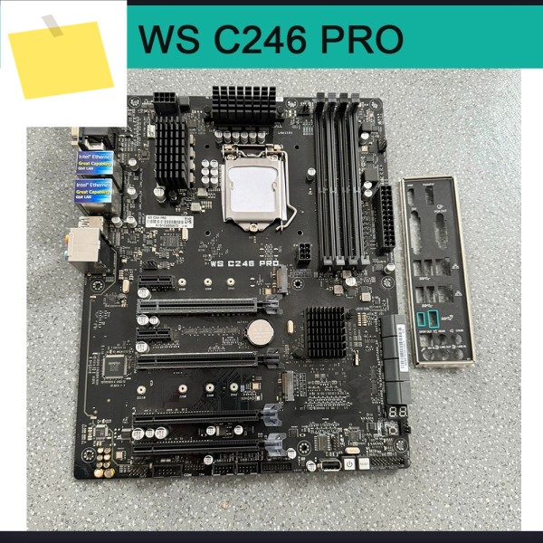 고품질 워크스테이션 마더보드 WS C246 PRO 제품 이미지