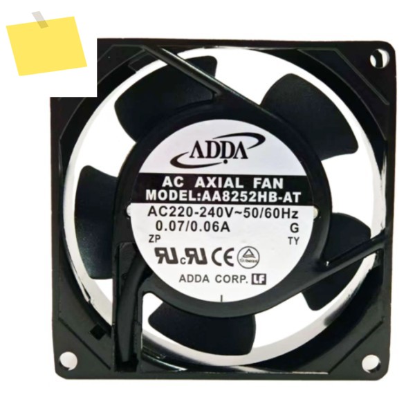 ADDA AA8252HB-AT AC 230V 0.07A 80x80x25mm 서버 냉각 팬 제품 이미지