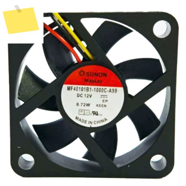 SUNON MF40101B1-1000C-A99 DC 12V 0.72W 40x40x20mm 3선 서버 냉각 팬 제품 이미지