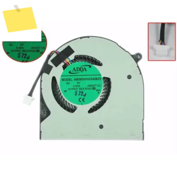 ADDA 서버 냉각 선풍기, AB06505HX040BZ0 00AST12, P20W-C-106 DC 5V 4 선 제품 이미지