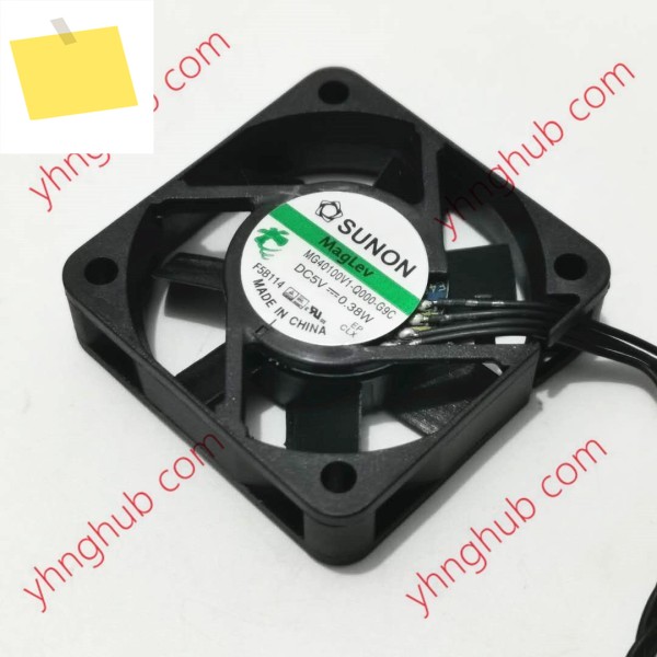 SUNON MG40100V1-Q000-G9C DC 5V 0.38W 40x40x10mm 4 선 서버 냉각 팬 제품 이미지