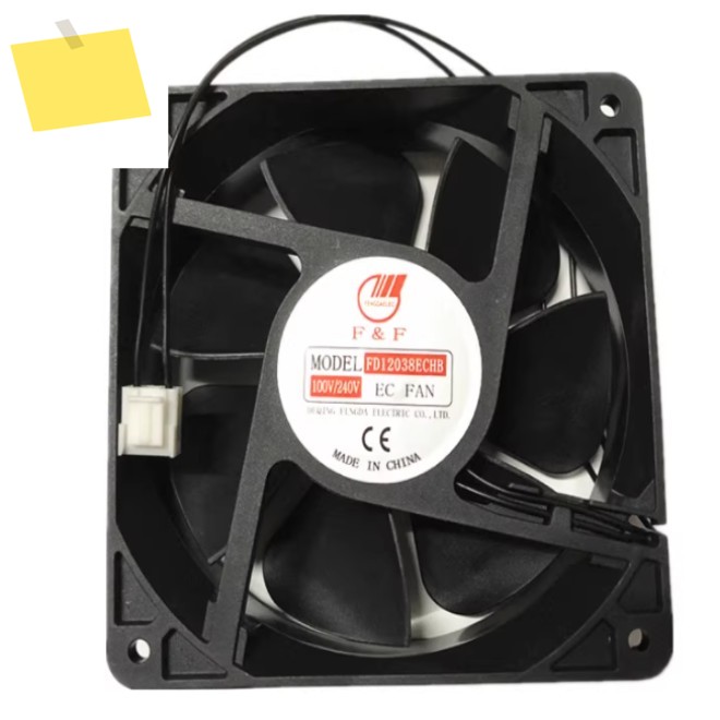FD12038ECHB EC 100V 240V 120x120x38mm 2-와이어 서버 냉각 팬 제품 이미지