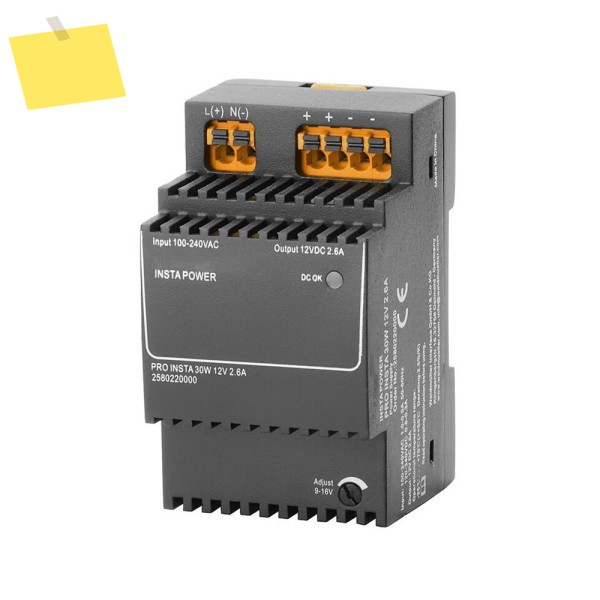 스위칭 전원 공급 장치 PRO INSTA 30W 12V 2.6A 2580220000 제품 이미지