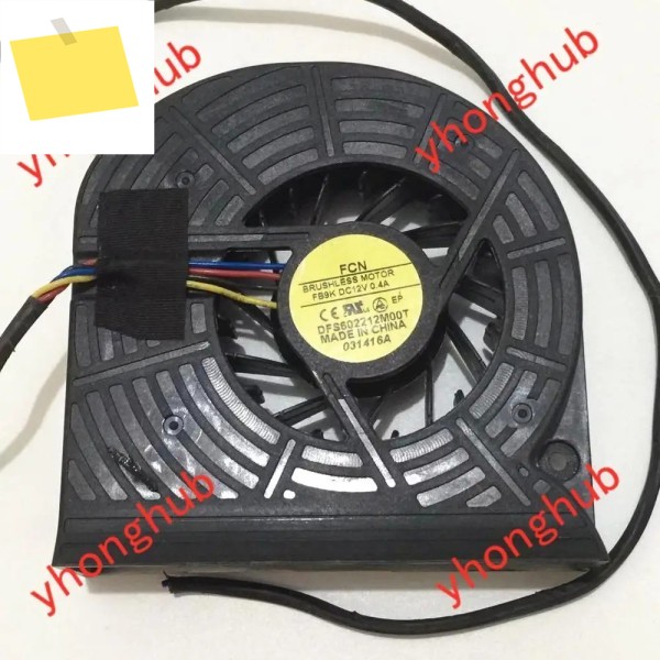 FCN DFS602212M00T FB9K DC 12V 0.40A 4 와이어 서버 냉각 선풍기 제품 이미지