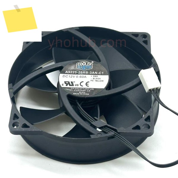 쿨러 마스터 A9225-26RB-3AN-C1 DC 12V 0.60A 95X95X25mm 3 선 서버 냉각 팬 제품 이미지