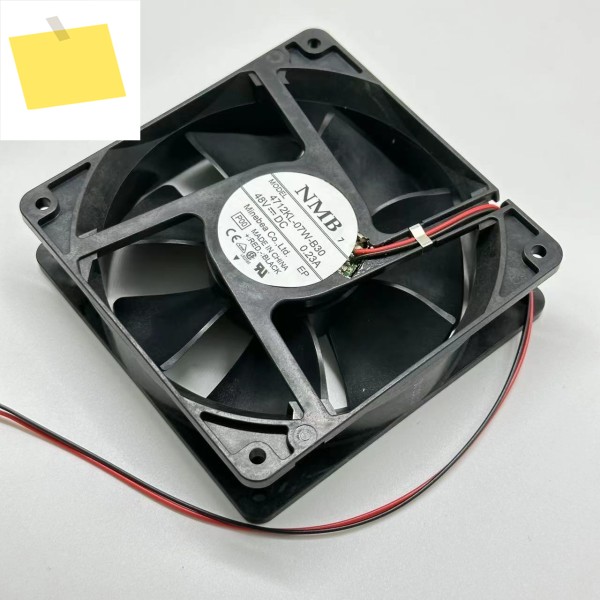 NMB-MAT 4712KL-07W-B30 P00 DC 48V 0.23A 120x120x32mm 2 선 서버 냉각 팬 제품 이미지