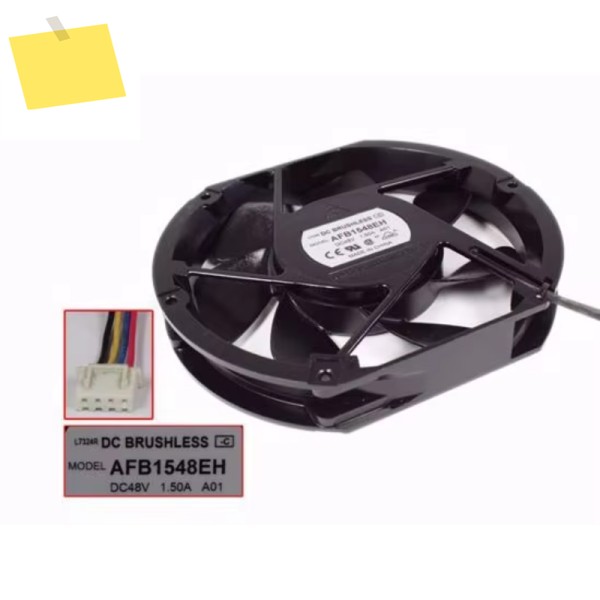 델타 일렉트로닉스 AFB1548EH A01 DC 48V 1.5A 172x150x25mm 4선 서버 냉각 팬 제품 이미지