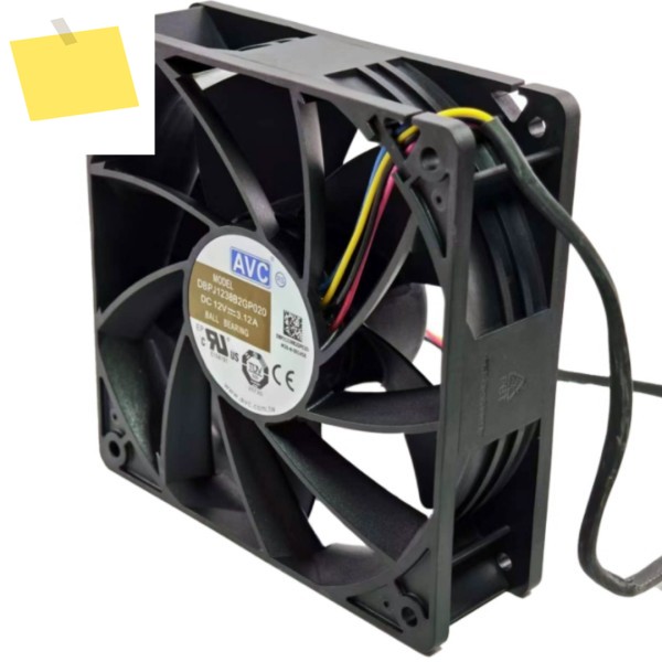 AVC DBPJ1238B2GP020 DC 12V 3.12A 120x120x38mm 4선 서버 냉각 팬 제품 이미지
