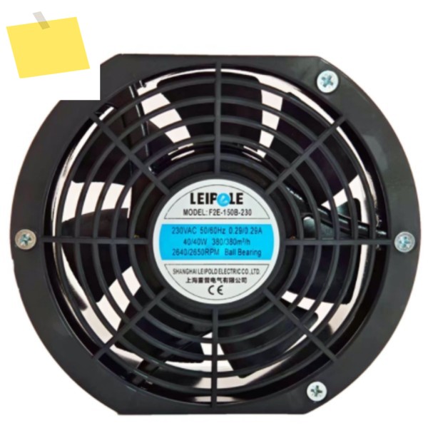 LEIPOLD F2E-150B-230 AC 230V 0.29A 172x150x51mm 서버 냉각 팬 제품 이미지