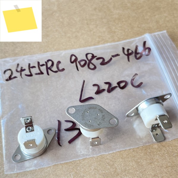 1Pcs L220C 2455Rc 9082-466 정상 폐쇄 온도 스위치 Honeywell Elmwood Thermostat 제품 이미지