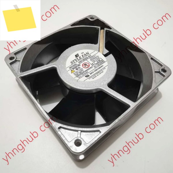 스타일 팬 US12D22-GT AC 220V 16W 120x120x38mm 2 핀 서버 냉각 제품 이미지