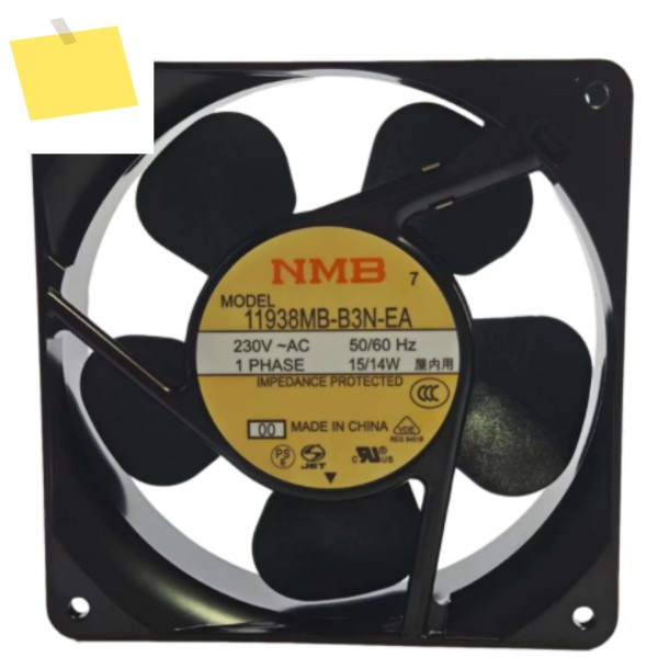 NMB 11938MB-B3N-EA AC 230V 15W 120x120x38mm 서버 냉각 팬 제품 이미지