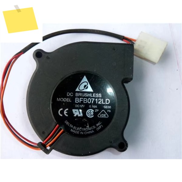 Delta Electronics 서버 냉각 선풍기, DC 12V, 0.16A, 70x70x20mm, 3 BFB0712LD, SE00 제품 이미지
