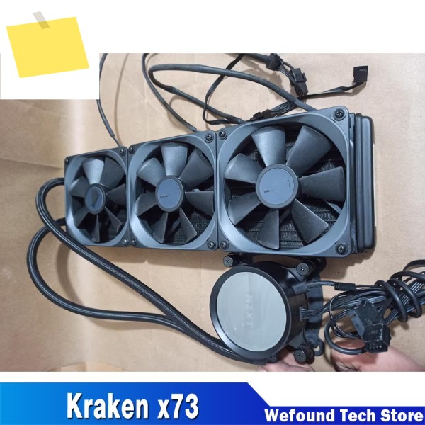 LCD 디지털 디스플레이 헤드, NZXT KRAKEN x'73 360 데스크탑 CPU 수냉식 라디에이터, Kraken 제품 이미지