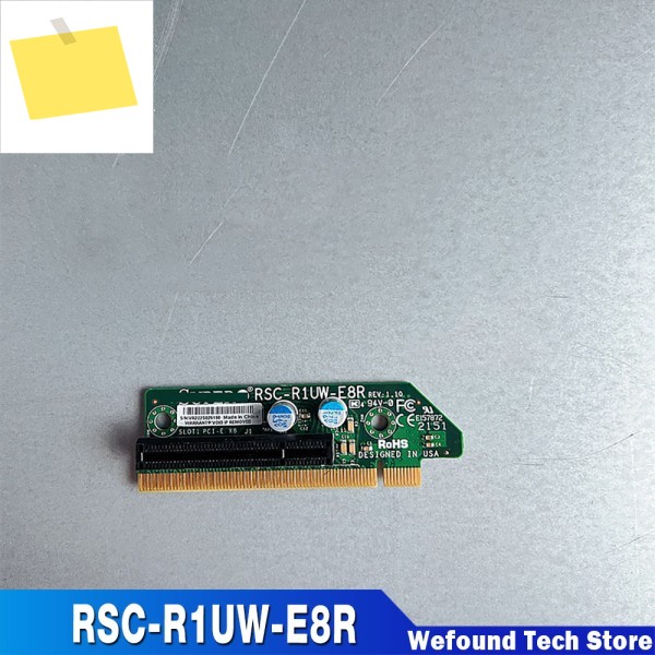 Supermicro PCIE 어댑터 슬롯용 카드, 단일 포트, 8 RSC-R1UW-E8R, 2023US 제품 이미지
