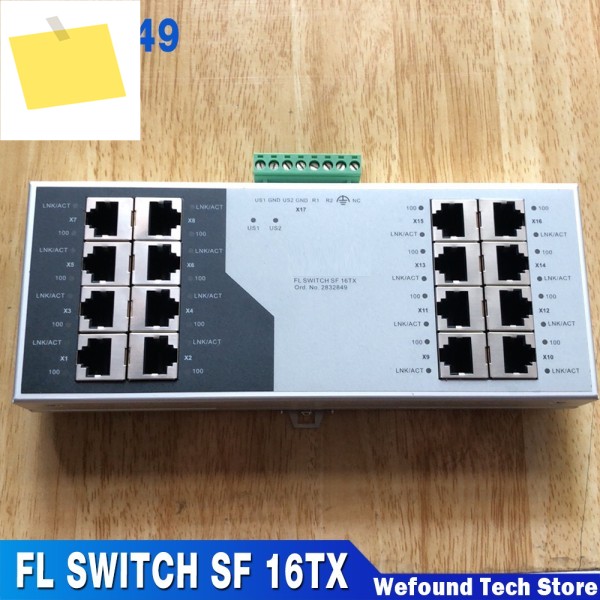 Phoenix 산업용 이더넷 FL 스위치 SF 16TX 2832849용 제품 이미지