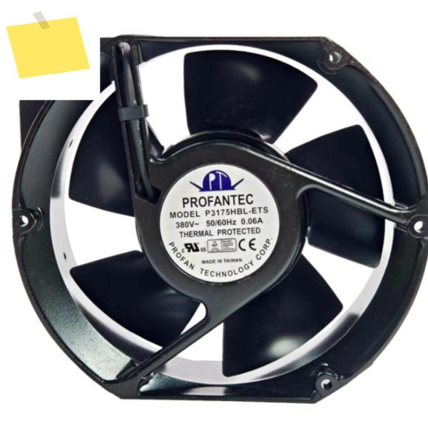 PROFANTEC P3175HBL-ETS AC 380V 0.06A 172x151x50mm 2선 서버 냉각 팬 제품 이미지