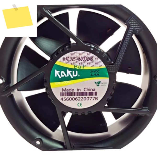 KAKU KA1725-4500D24B DC 24V 1.4A 172x150x51mm 2-와이어 서버 냉각 팬 제품 이미지