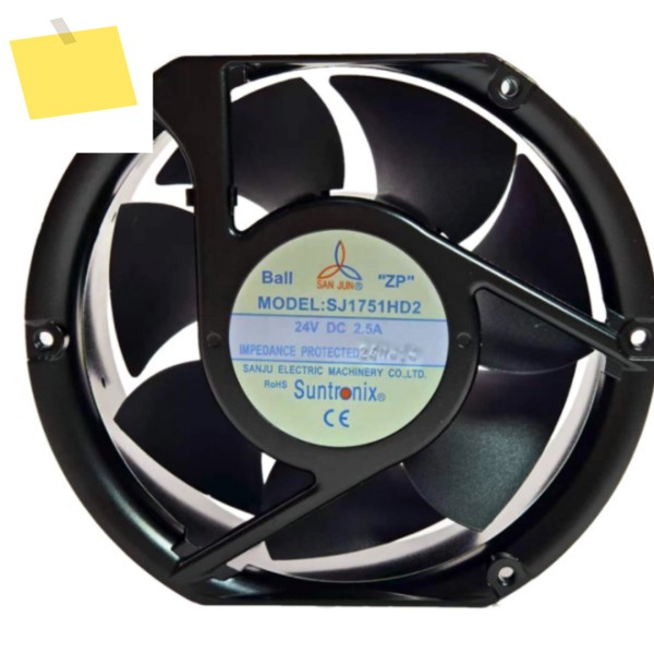 SJ1751HD2 DC 24V 2.5A 172x150x51mm 3선 서버 냉각 팬 제품 이미지