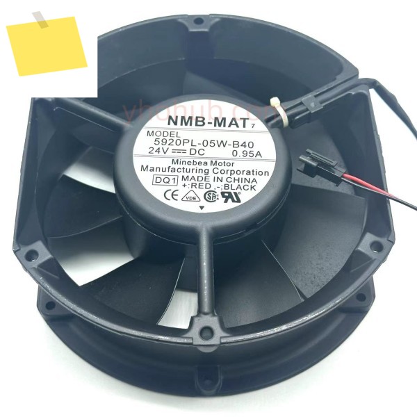NMB-MAT 5520pl-05w-b40 DQ1 DC 24V 0.95A 172x150x50mm 2 선 서버 냉각 팬 제품 이미지