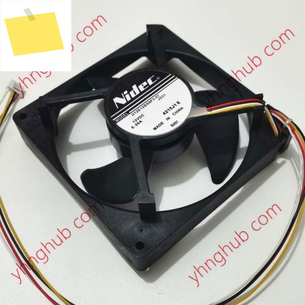 Nidec U12E12BS8F3-57 J232 DC12V 0.06A 125x125x35mm 서버 냉각 팬 제품 이미지