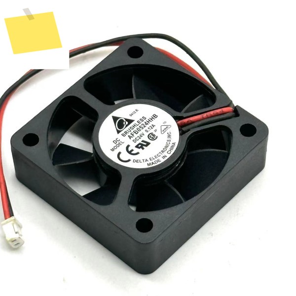 Delta Electronics AFB0524HHB DC 24V 0.12A 50x50x15mm 2선 서버 냉각 팬 제품 이미지