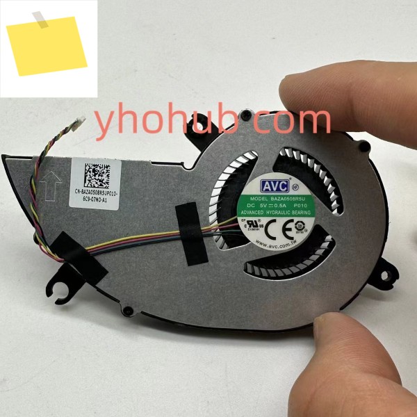AVC BAZA0508R5U P010 DC 5V 0.5A 4 선 서버 냉각 팬 제품 이미지