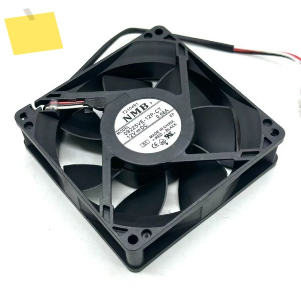 NMB-MAT 서버 냉각 팬, 09225VE-12P-CT, DC 12V, 0.68A, 3 선 90X90X25mm 제품 이미지