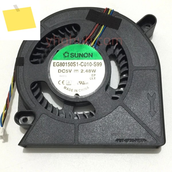 SUNON EG80150S1-C010-S99 서버 냉각 선풍기, DC 5V, 2.48W, 4 선 제품 이미지