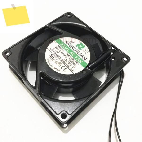 Xinruilian RAH9225B1 AC 240V 0.1A 92x92x25mm 2선 서버 냉각 팬 제품 이미지